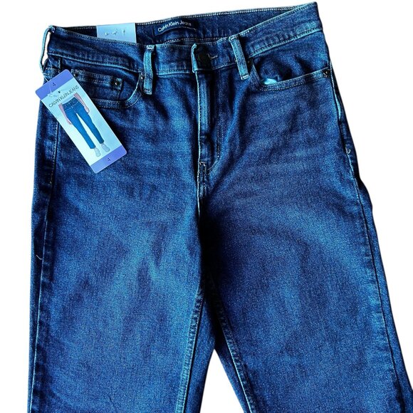 Calvin Klein Women's High-Rise Jean Blue size 4 - Picture 6 of 10